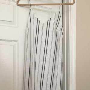 Mini dress with lining